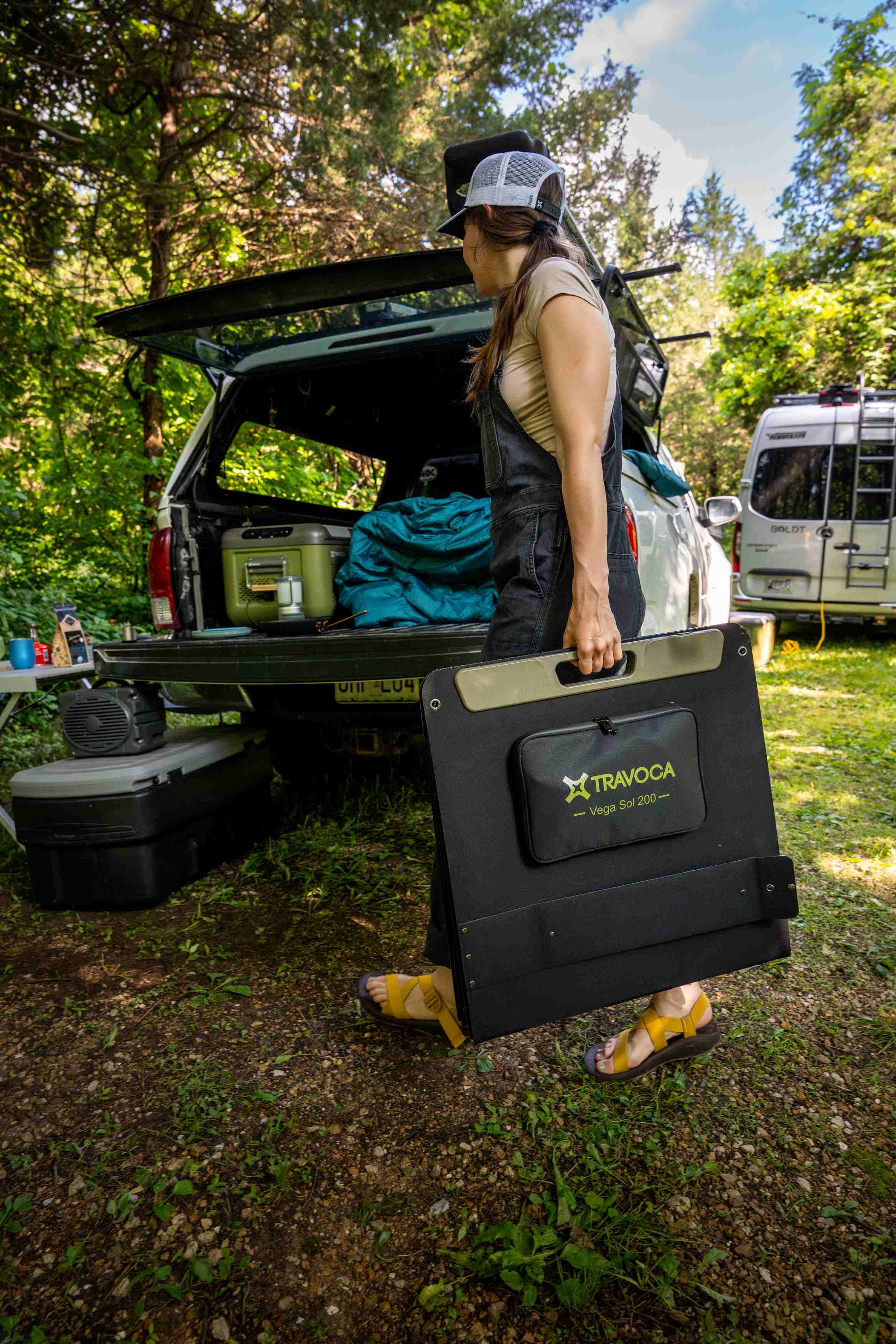 Vega Sol 200 Solar Panel | Foldable, Portable Charging Power | Travoca