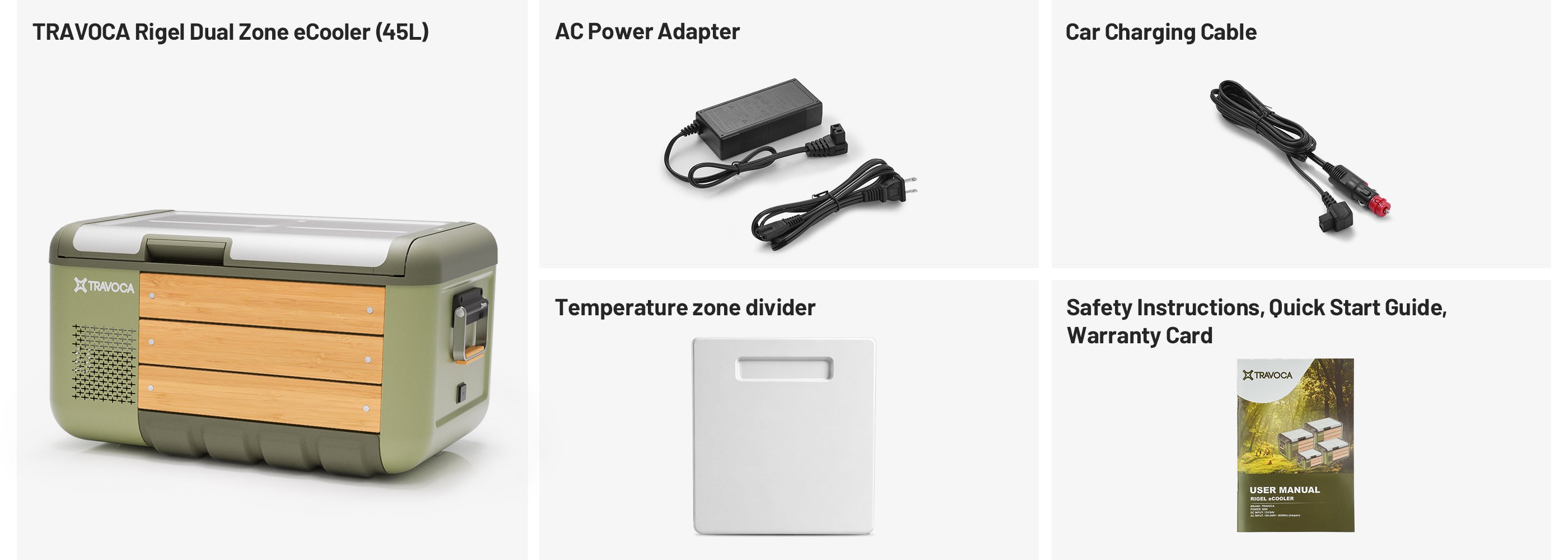Rigel 45 Dual Zone eCooler | 45L App-Controlled Travel Fridge