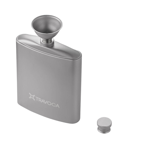 Gemma Titanium Flask | Lightweight, Durable & Taste-Pure | Travoca